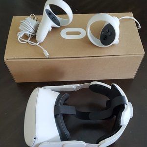 Oculus Quest 2 256GB Advanced All-in-one VR Headset - Upgraded Strap Replacement